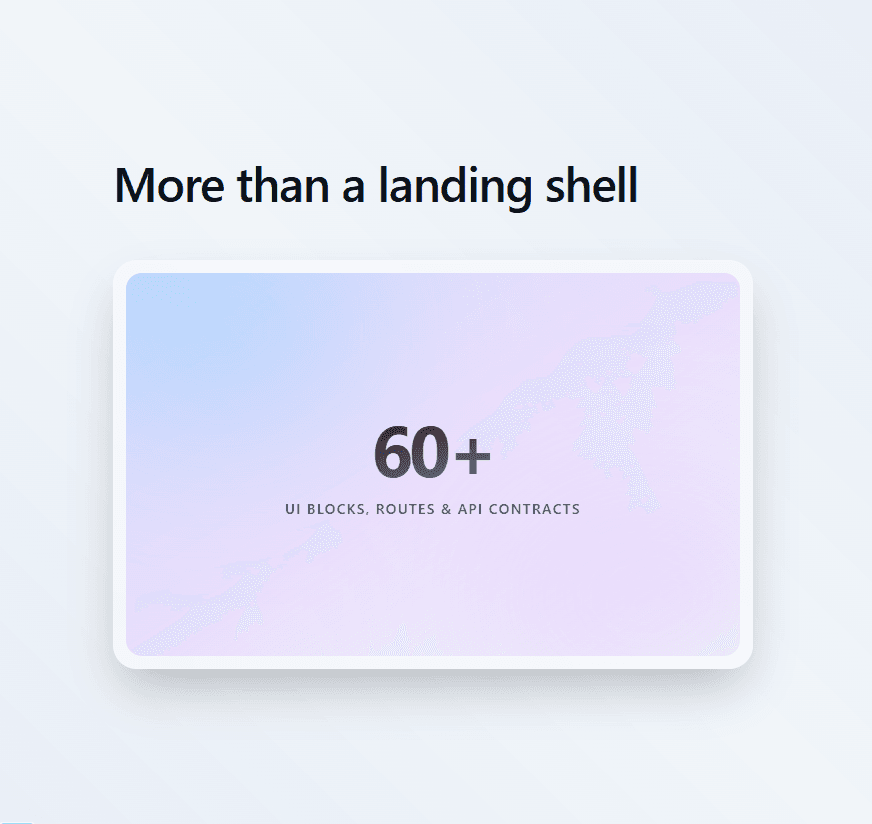 Auth carousel — components & APIs